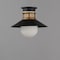Maxim Lighting Admiralty 1-Light Outdoor Flush Mount 35120SWBKAB - alternate 2
